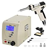 (Reminder: Tips are pre-soldered, please allow a few minutes for the element to heat up prior to use) The vacuum desoldering station is especially designed for lead free desoldering. The unit provides rapid heating and high power, allowing the user t...
