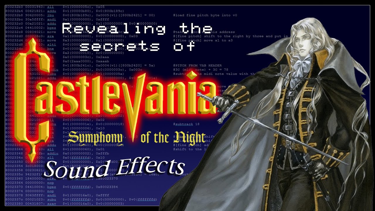 Revealing the Secrets of Castlevania Symphony of the Night Sound Effects
