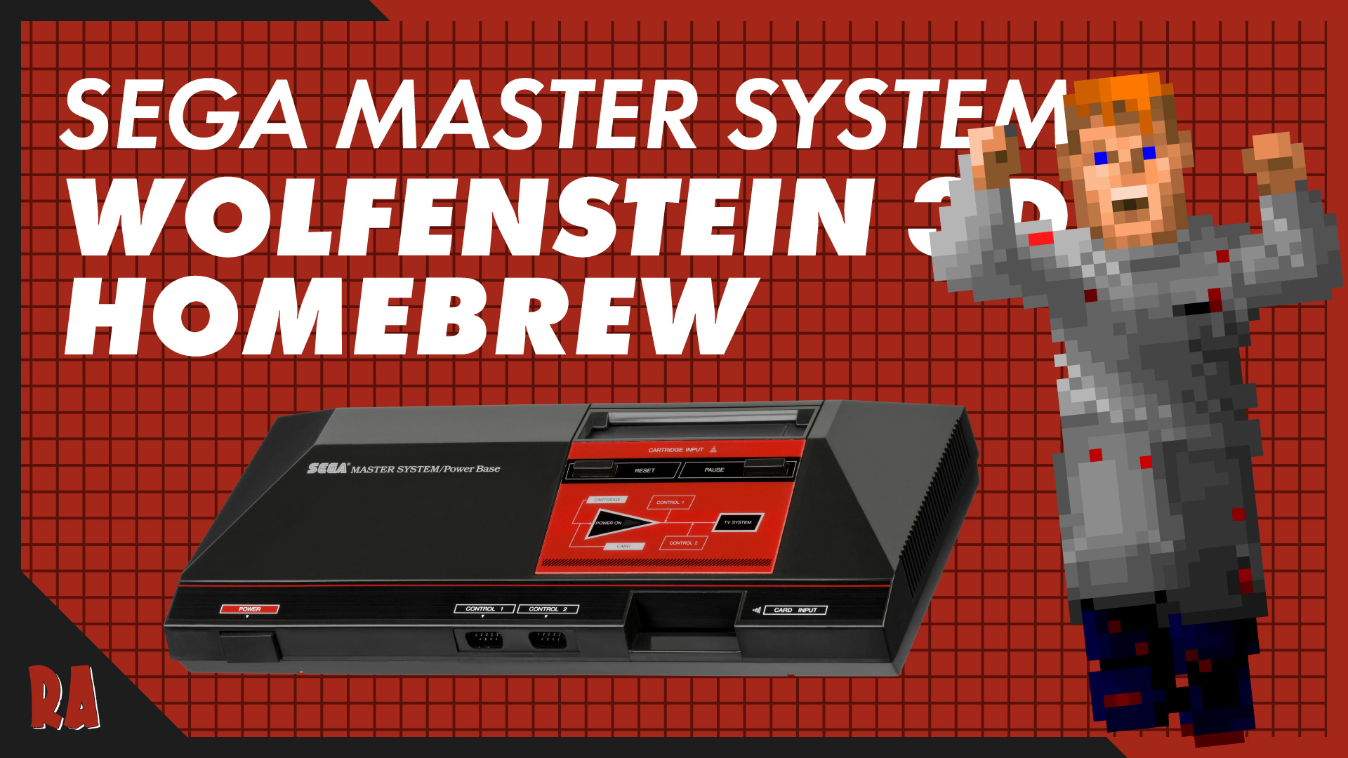 Wolfenstein 3D Port For The Sega Master System