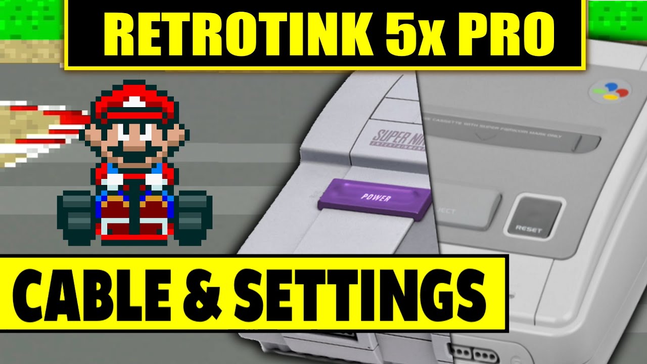 RetroTINK 5X Recommended SNES Settings