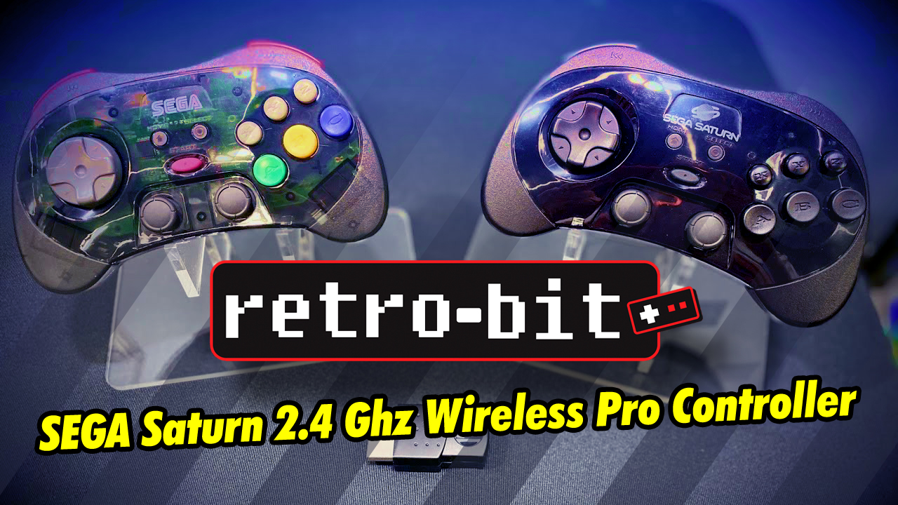 A Closer Look at Retro-Bit’s Wireless Analog Saturn Pads