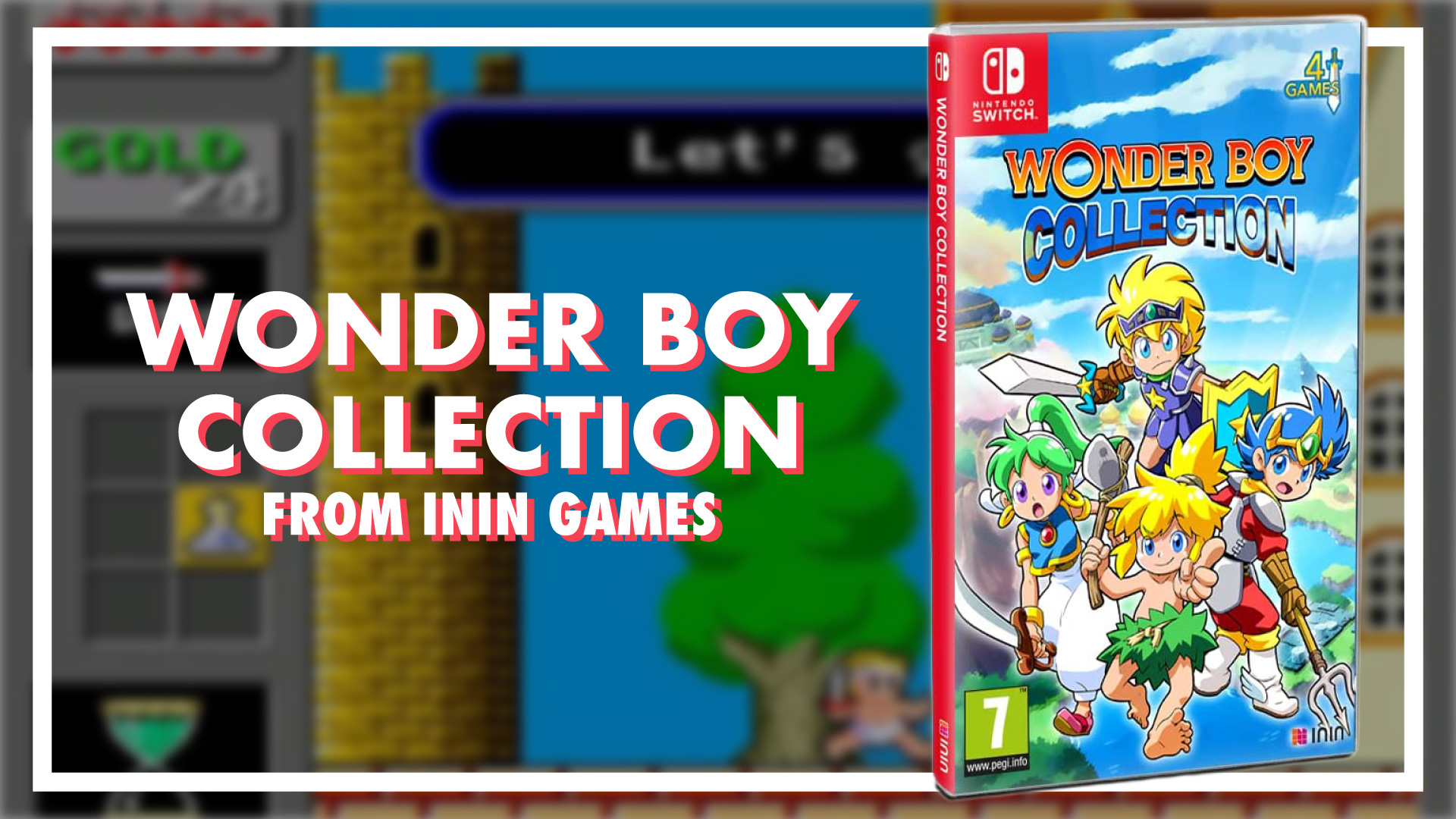 Wonder Boy Collection coming to Switch and PS4